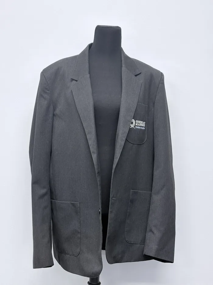 Blazer with Collar Grey