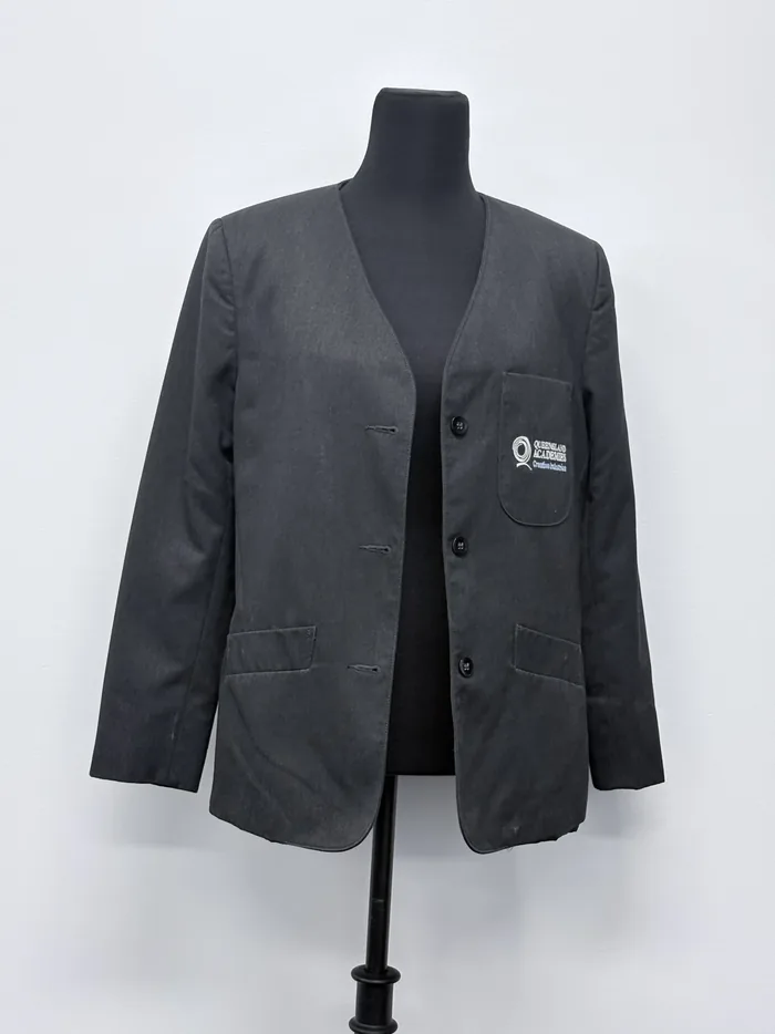 Blazer Collarless Grey
