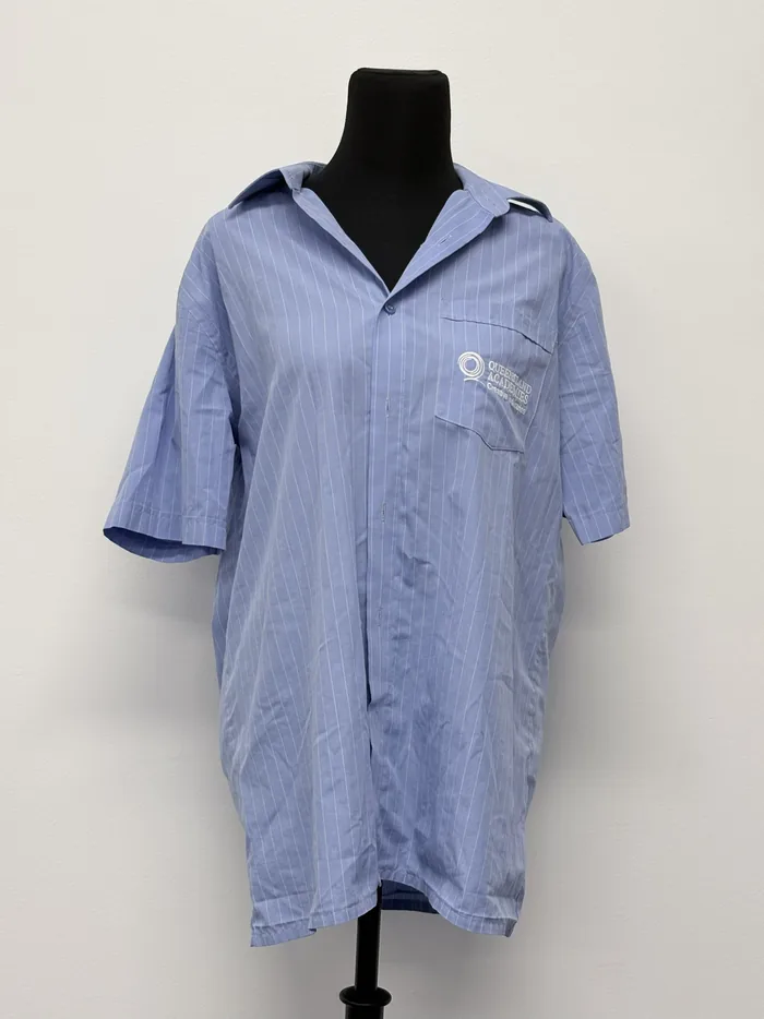 Shirt Blue Short Sleeve