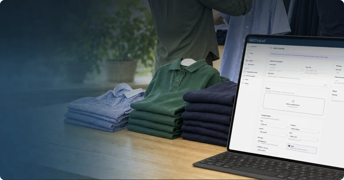 Rethread now supports uniform shops for P&Cs, P&Fs and schools