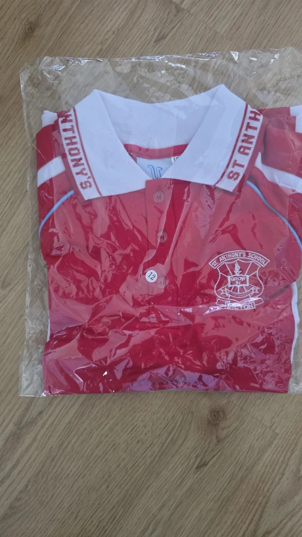 St Anthony's Catholic Primary School - Picton - Brand New s12 Boys Sports Shirt