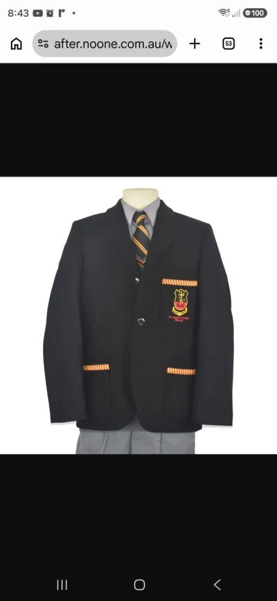 St Joseph's College Geelong - Like new Year 7 boys blazer