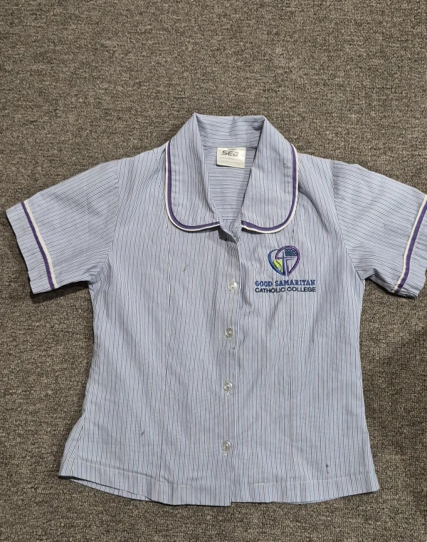 Good Samaritan Catholic College - Bli Bli - Girls blouse- size 6 some marks
