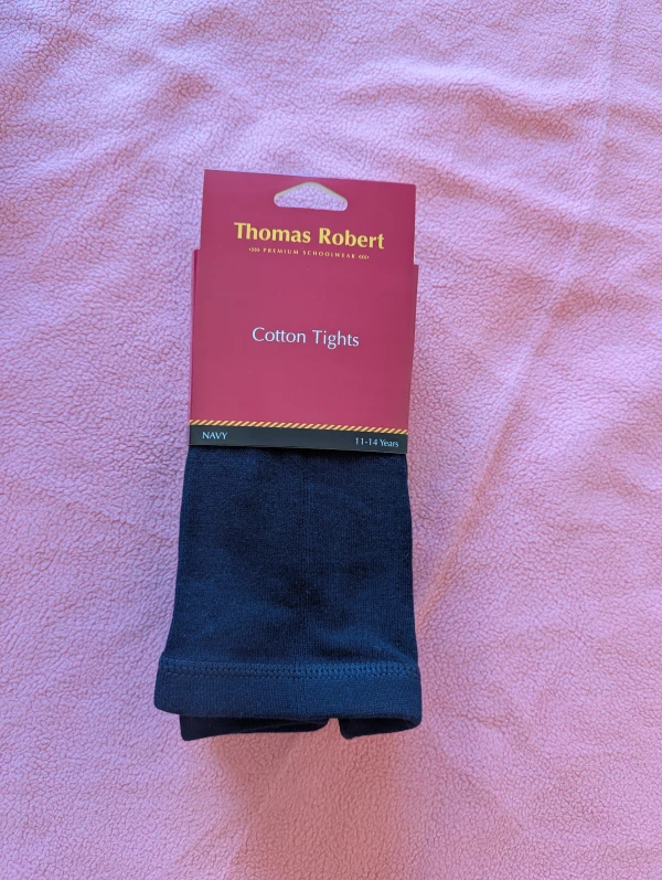 thumbnail image for Navy cotton tights 11-14 yaers