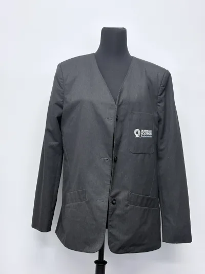 Queensland Academy for Creative Industries - Blazer Collarless Grey