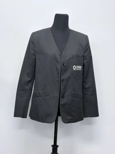 Queensland Academy for Creative Industries - Blazer Collarless Grey