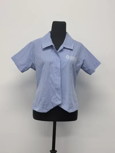 Photo 1 of Blouse Blue Short Sleeve