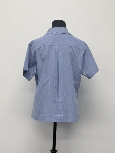 Photo 2 of Blouse Blue Short Sleeve