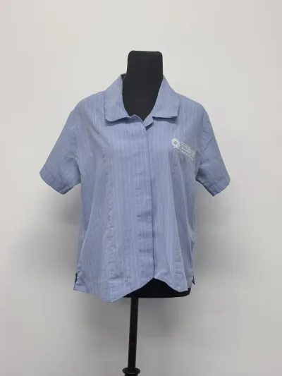 Photo 1 of Blouse Blue Short Sleeve