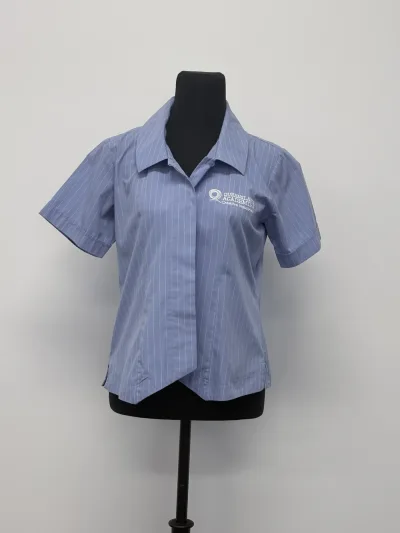 Photo 1 of Blouse Blue Short Sleeve