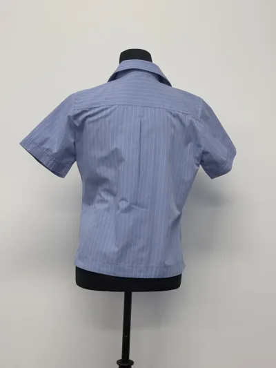 Photo 2 of Blouse Blue Short Sleeve