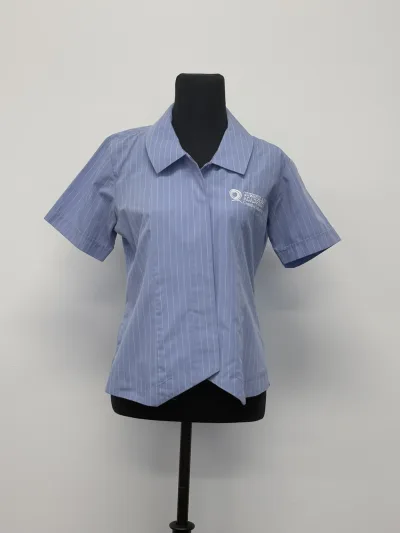 Photo 1 of Blouse Blue Short Sleeve