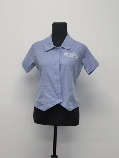 Photo 1 of Blouse Blue Short Sleeve