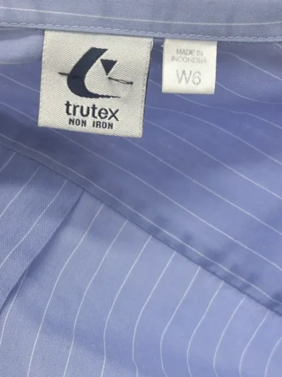 Photo 3 of Blouse Blue Short Sleeve