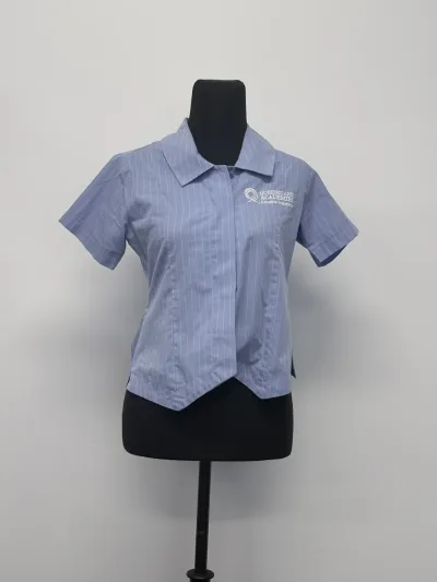 Photo 1 of Blouse Blue Short Sleeve