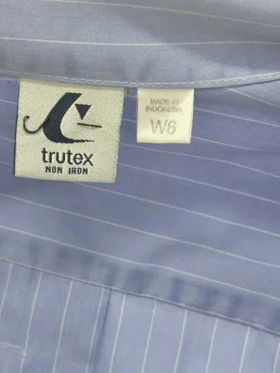 Photo 3 of Blouse Blue Short Sleeve