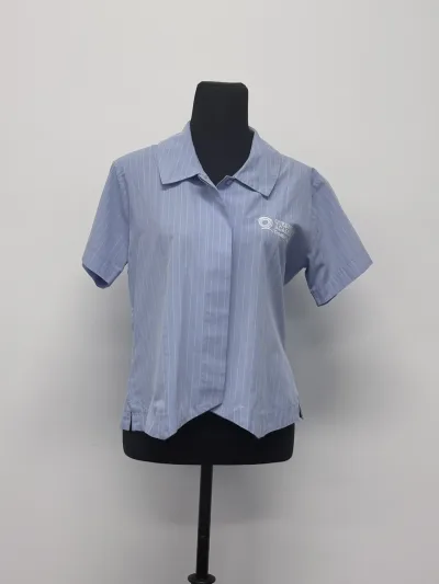 Photo 1 of Blouse Blue Short Sleeve