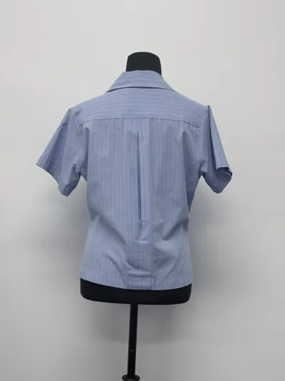 Photo 2 of Blouse Blue Short Sleeve