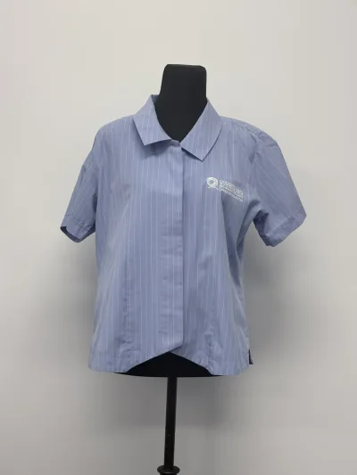 Photo 1 of Blouse Blue Short Sleeve