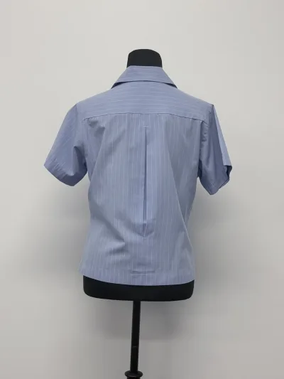 Photo 2 of Blouse Blue Short Sleeve
