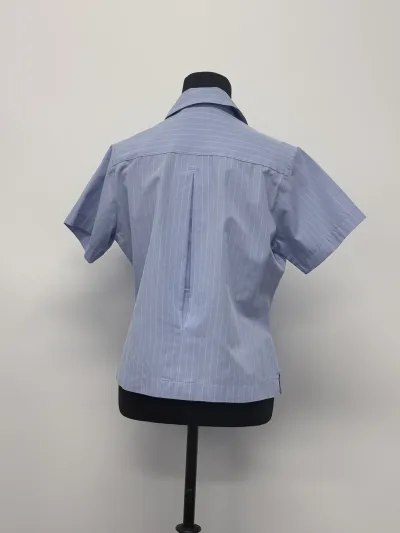 Photo 2 of Blouse Blue Short Sleeve