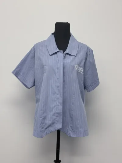 Photo 1 of Blouse Blue Short Sleeve