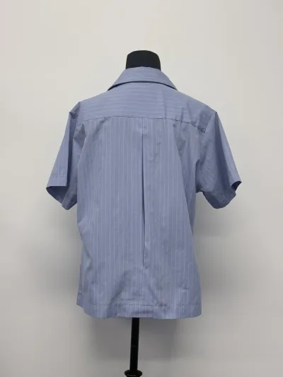Photo 2 of Blouse Blue Short Sleeve