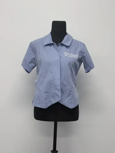 Photo 1 of Blouse Blue Short Sleeve