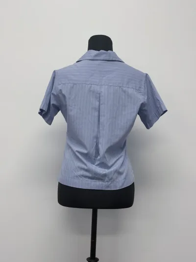 Photo 2 of Blouse Blue Short Sleeve