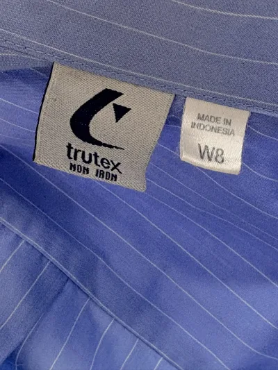 Photo 3 of Blouse Blue Short Sleeve