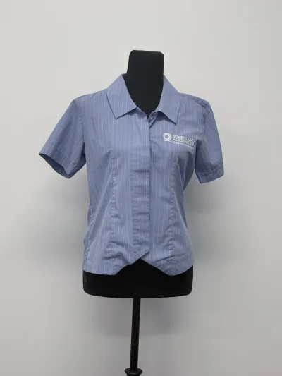Photo 1 of Blouse Blue Short Sleeve