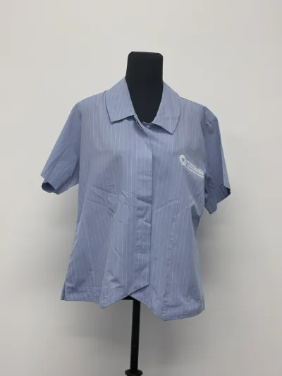 Photo 1 of Blouse Blue Short Sleeve