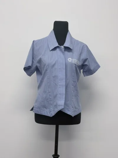 Photo 1 of Blouse Blue Short Sleeve
