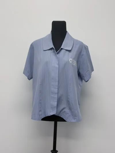 Photo 1 of Blouse Blue Short Sleeve