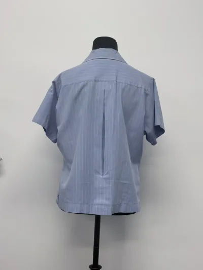 Photo 2 of Blouse Blue Short Sleeve
