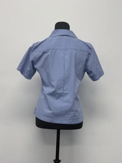 Photo 2 of Blouse Blue Short Sleeve