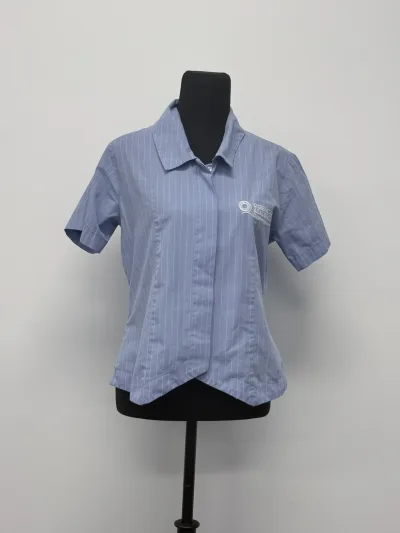 Photo 1 of Blouse Blue Short Sleeve