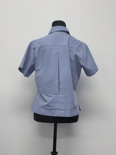Photo 2 of Blouse Blue Short Sleeve