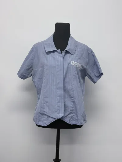 Photo 1 of Blouse Blue Short Sleeve