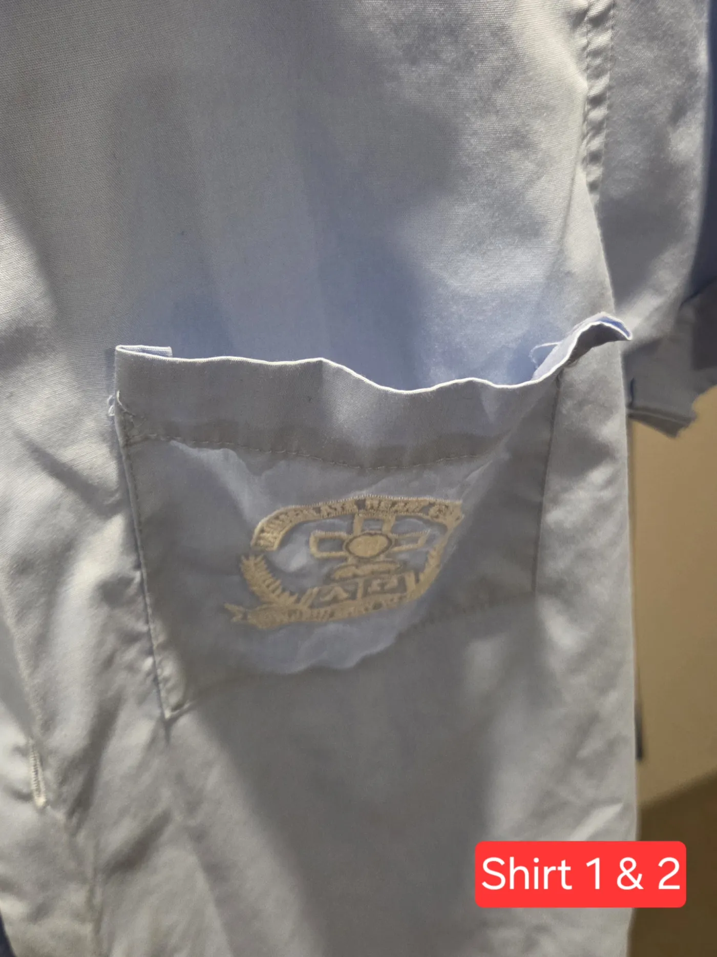 Photo 3 of Sky blue shirts size 8