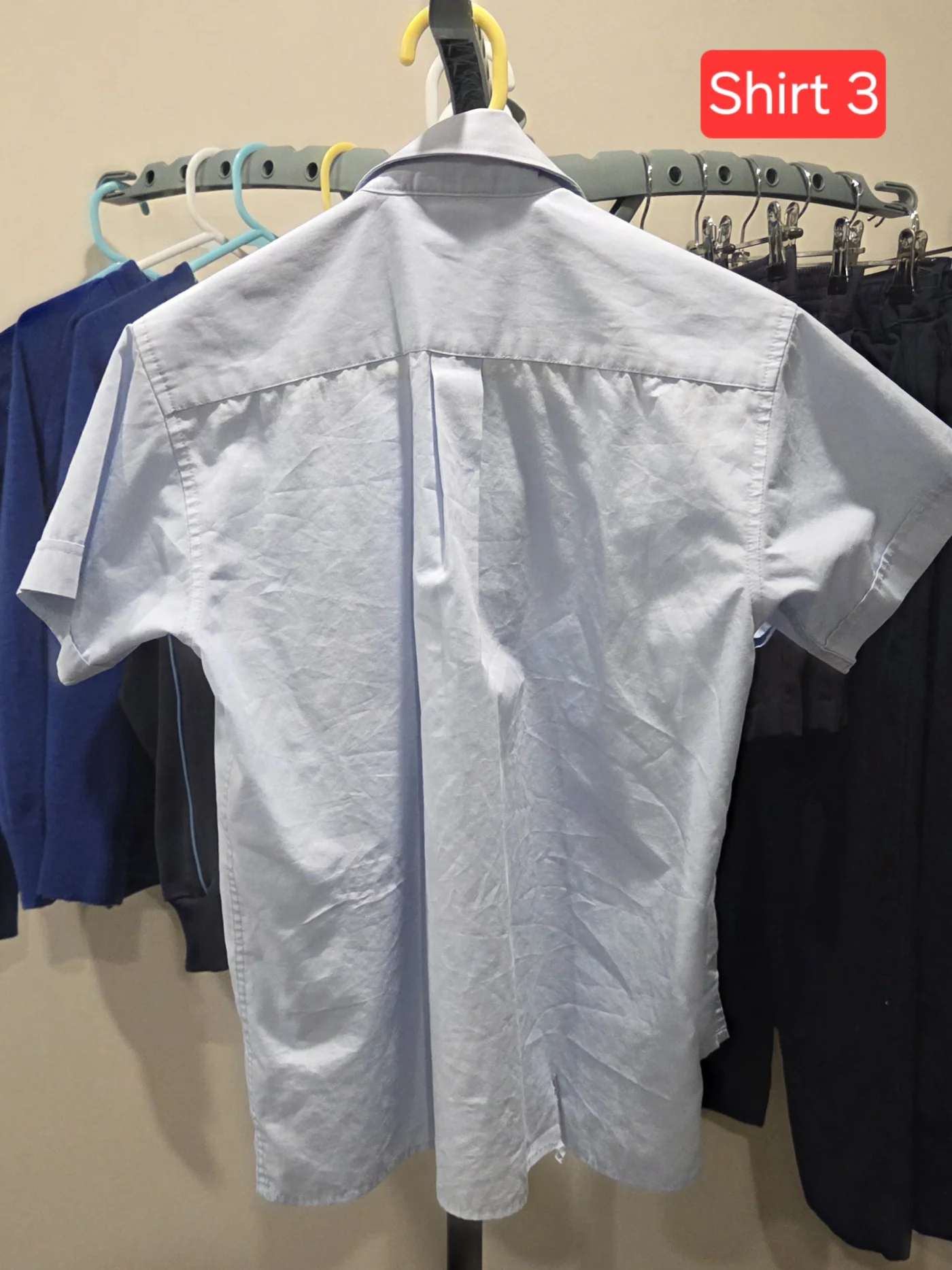 Photo 5 of Sky blue shirts size 8
