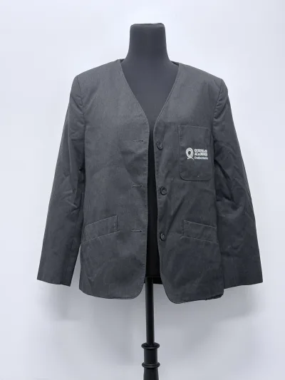 Queensland Academy for Creative Industries - Blazer Collarless Grey